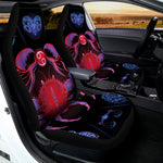 Cancer And Astrological Signs Print Universal Fit Car Seat Covers