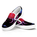 Cancer And Astrological Signs Print White Slip On Sneakers