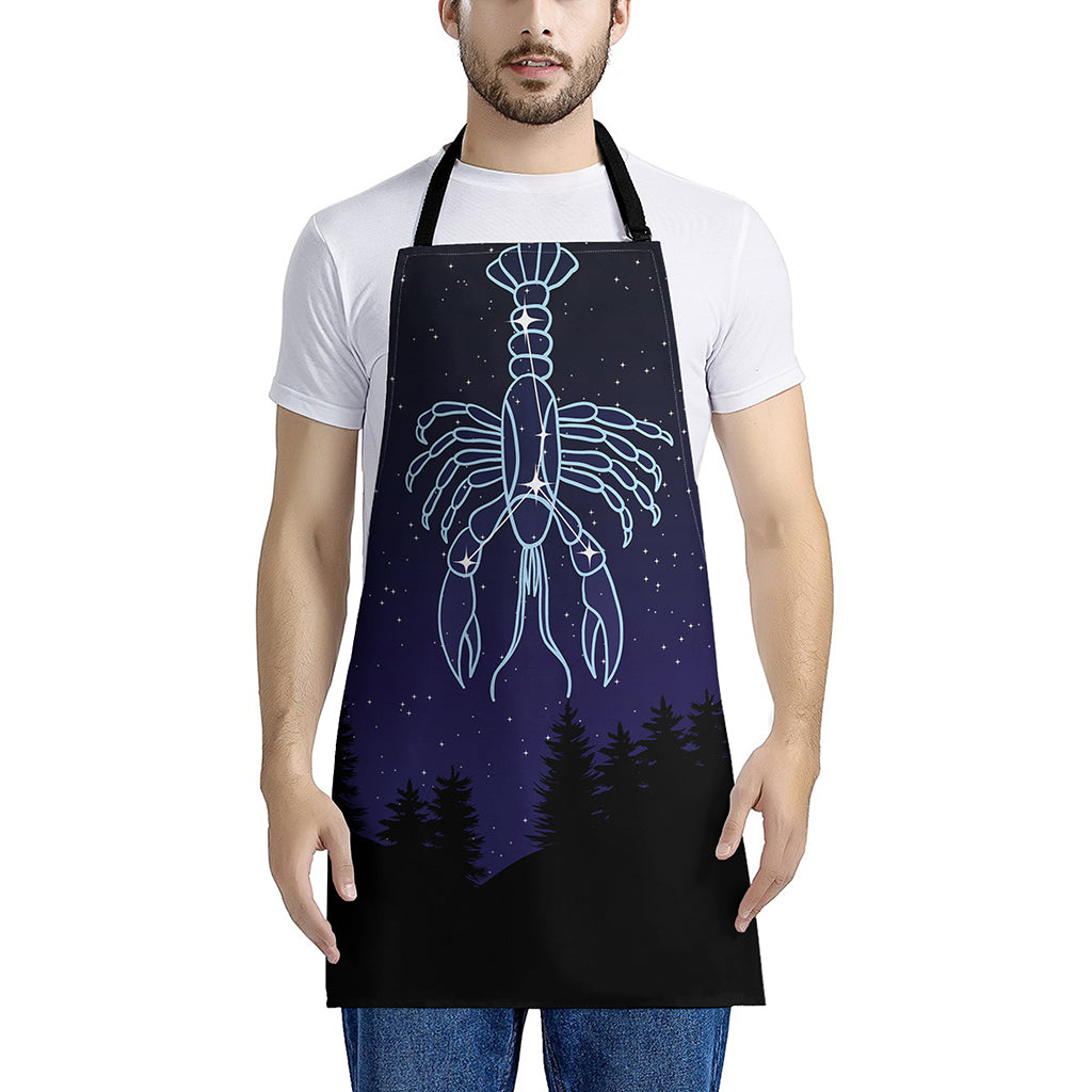 Cancer Constellation Print Apron