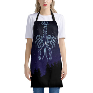 Cancer Constellation Print Apron