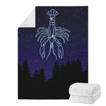 Cancer Constellation Print Blanket