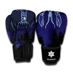 Cancer Constellation Print Boxing Gloves