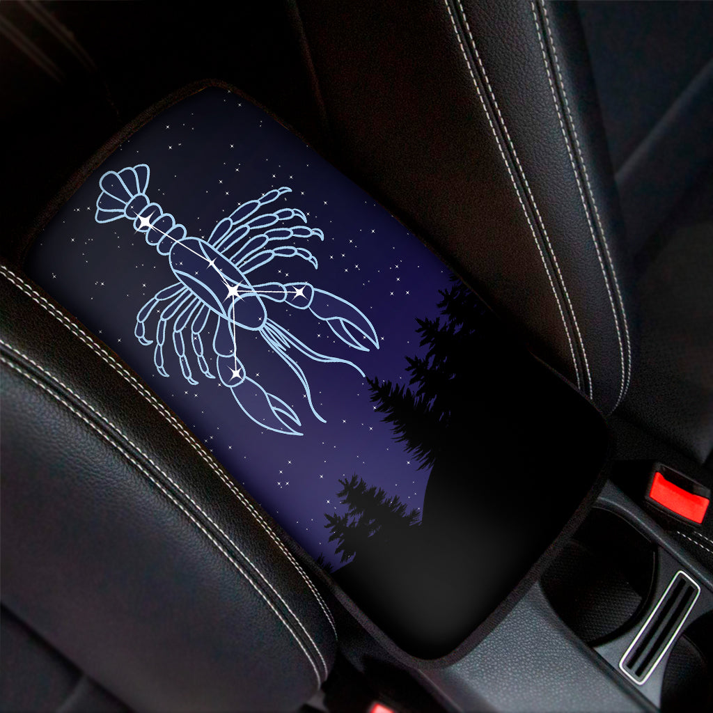 Cancer Constellation Print Car Center Console Cover