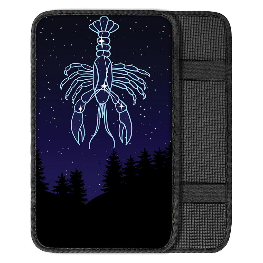 Cancer Constellation Print Car Center Console Cover