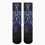 Cancer Constellation Print Crew Socks