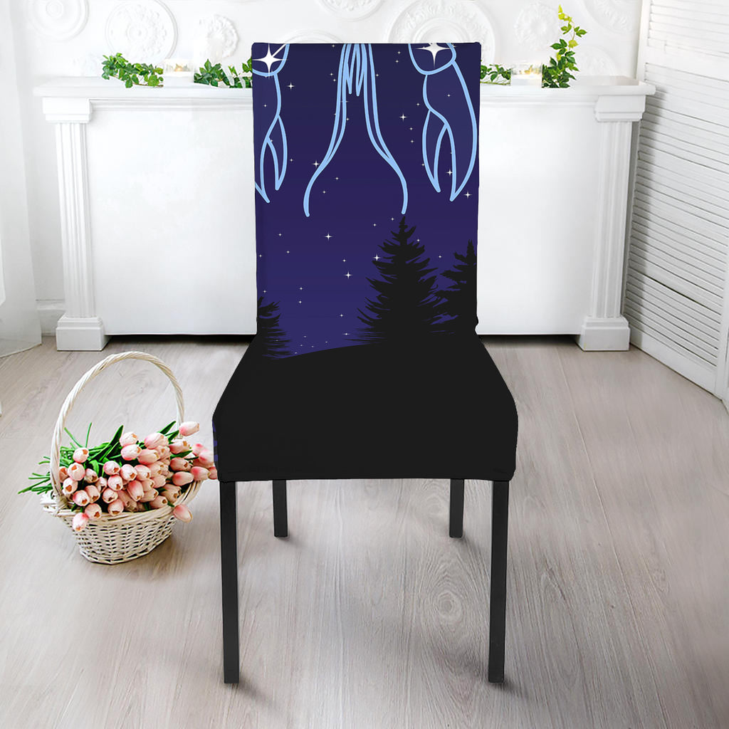 Cancer Constellation Print Dining Chair Slipcover