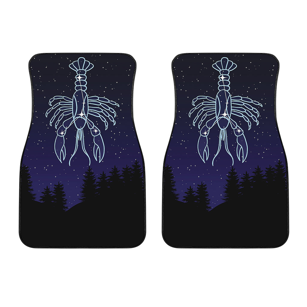 Cancer Constellation Print Front Car Floor Mats