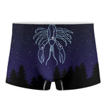 Cancer Constellation Print Men's Boxer Briefs