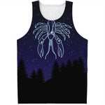 Cancer Constellation Print Men's Tank Top