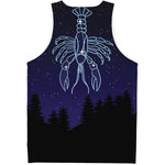 Cancer Constellation Print Men's Tank Top