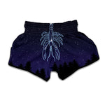 Cancer Constellation Print Muay Thai Boxing Shorts