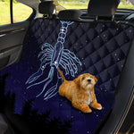 Cancer Constellation Print Pet Car Back Seat Cover