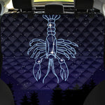 Cancer Constellation Print Pet Car Back Seat Cover