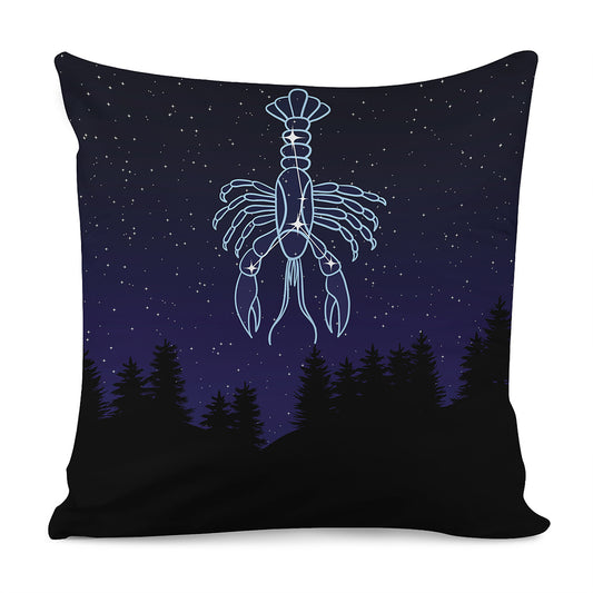 Cancer Constellation Print Pillow Cover