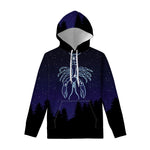 Cancer Constellation Print Pullover Hoodie