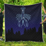 Cancer Constellation Print Quilt