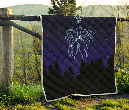 Cancer Constellation Print Quilt