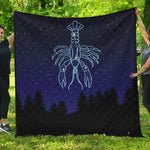 Cancer Constellation Print Quilt