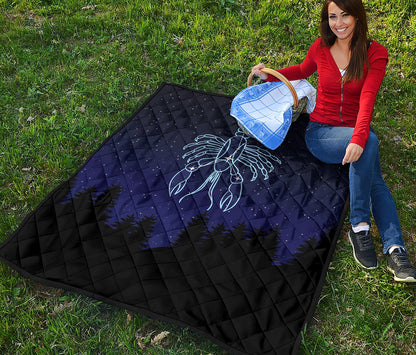 Cancer Constellation Print Quilt