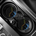 Candlestick Stock Graph Chart Print Car Coasters