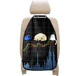 Candlestick Stock Graph Chart Print Car Seat Organizers