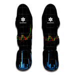 Candlestick Stock Graph Chart Print Muay Thai Shin Guard