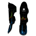Candlestick Stock Graph Chart Print Muay Thai Shin Guard