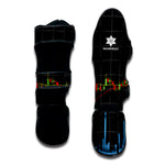 Candlestick Stock Graph Chart Print Muay Thai Shin Guard