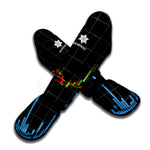 Candlestick Stock Graph Chart Print Muay Thai Shin Guard