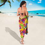 Candy And Jelly Pattern Print Beach Sarong Wrap