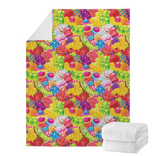 Candy And Jelly Pattern Print Blanket