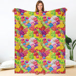 Candy And Jelly Pattern Print Blanket