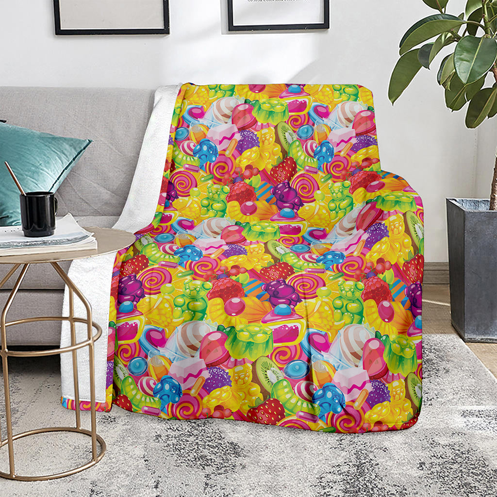 Candy And Jelly Pattern Print Blanket