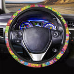 Candy And Jelly Pattern Print Car Steering Wheel Cover
