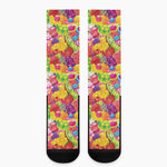 Candy And Jelly Pattern Print Crew Socks