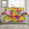 Candy And Jelly Pattern Print Half Sofa Protector