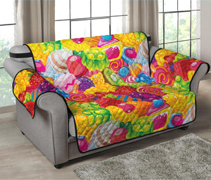 Candy And Jelly Pattern Print Loveseat Protector