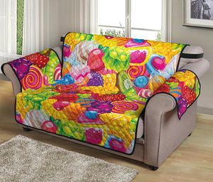 Candy And Jelly Pattern Print Loveseat Protector