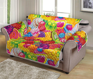 Candy And Jelly Pattern Print Loveseat Protector