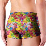 Candy And Jelly Pattern Print Men's Boxer Briefs