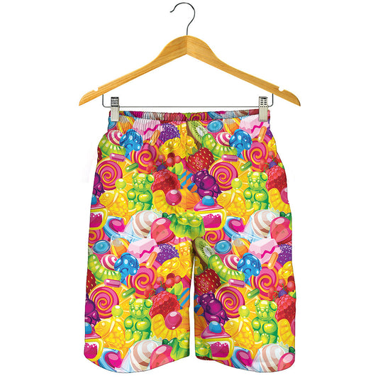 Candy And Jelly Pattern Print Men's Shorts