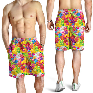 Candy And Jelly Pattern Print Men's Shorts