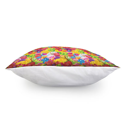 Candy And Jelly Pattern Print Pillow Cover
