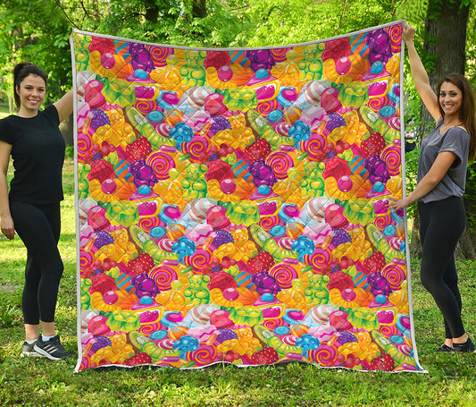 Candy And Jelly Pattern Print Quilt