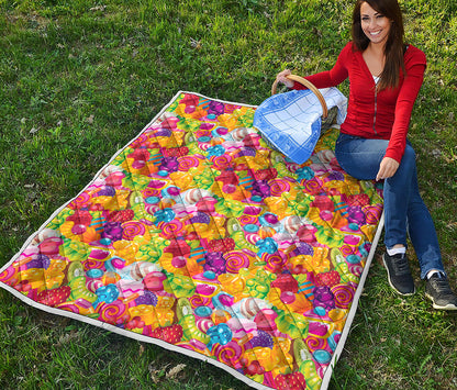 Candy And Jelly Pattern Print Quilt