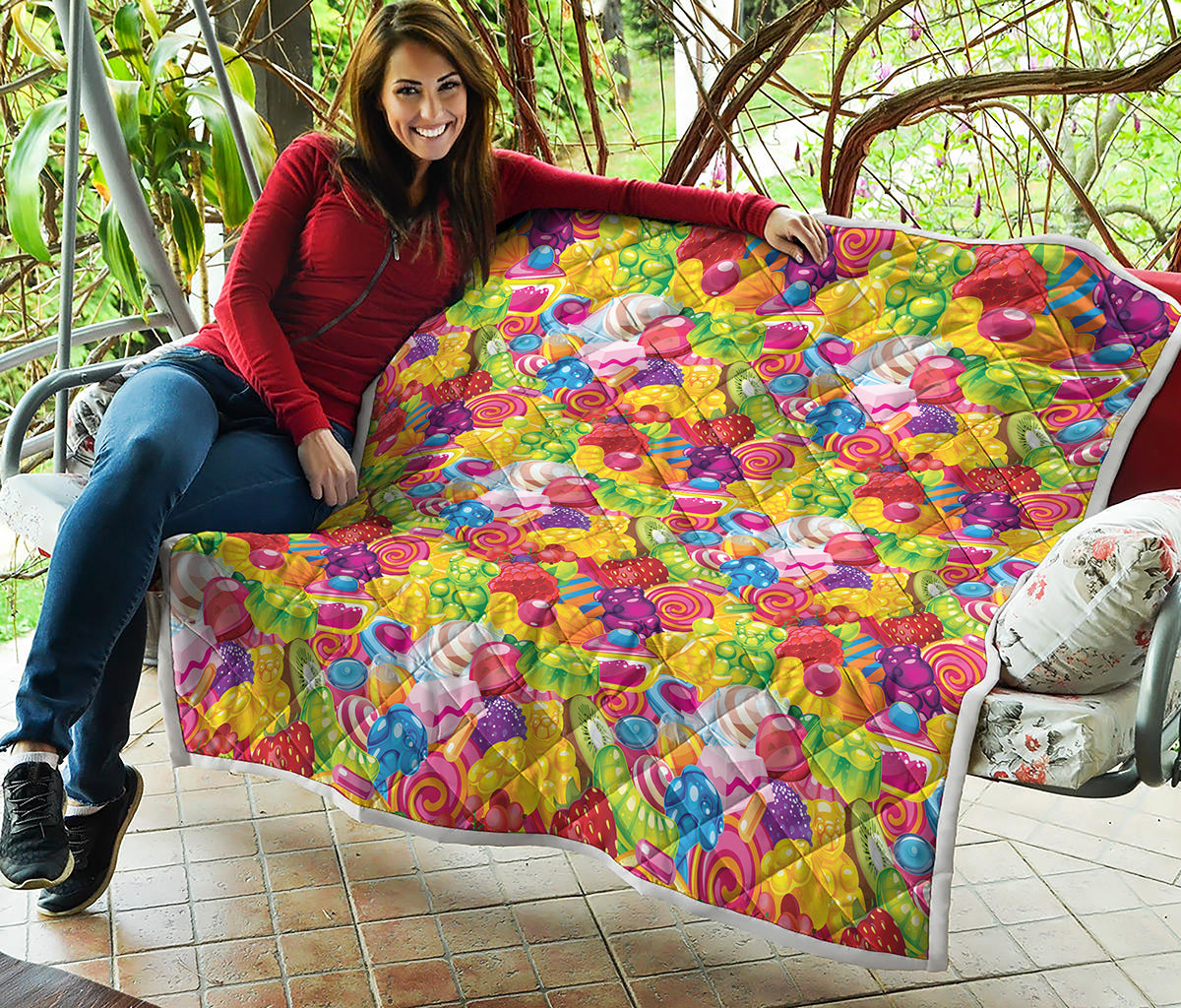 Candy And Jelly Pattern Print Quilt