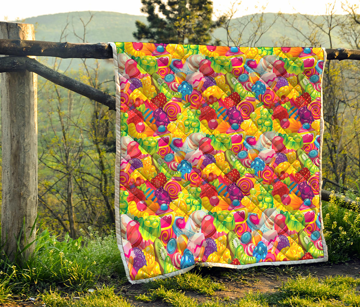 Candy And Jelly Pattern Print Quilt