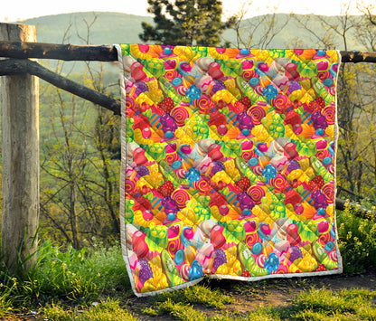 Candy And Jelly Pattern Print Quilt