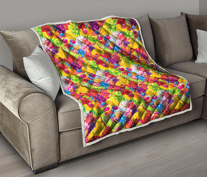Candy And Jelly Pattern Print Quilt