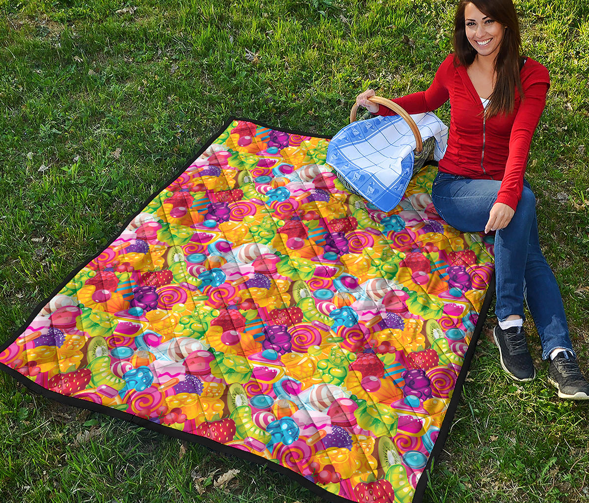 Candy And Jelly Pattern Print Quilt